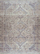 Barny Tan Washable Area Rug