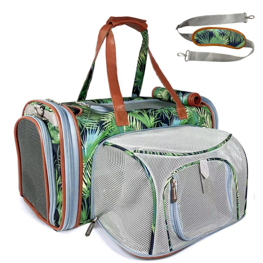 Airline Compliant Expandable Pet Carrier - Mr. Peanut's Gold Series