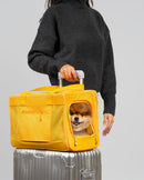 Sunburst Yellow Pet Travel Carrier, iBuyXi.com