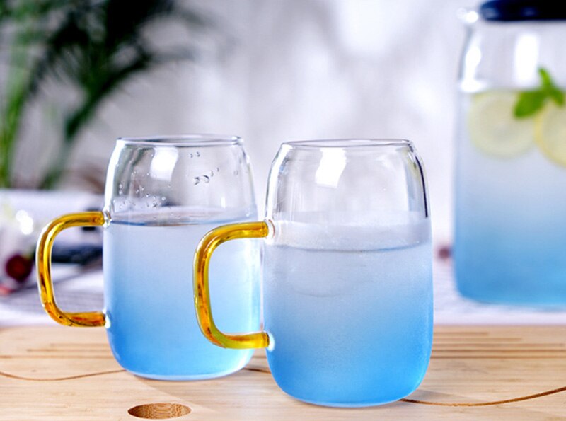 1400ml Gradient Blue Water Kettle Of Glass Jug, ibuyxi.com