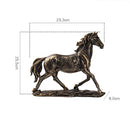 Creative White Dark Horse Figurine For Decoration - view 5