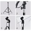 Studio Setup of Lightning Kit And Background Frames, iBuyXi.com