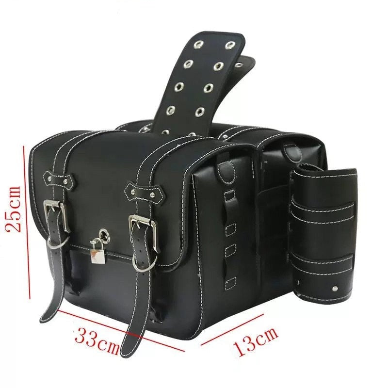 Large Capacity Motorcycle Saddlebag for Harley Sportster, ibuyxi.com