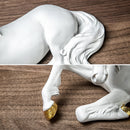 Modern White Unicorn Sculpture For Home Decor - view 10