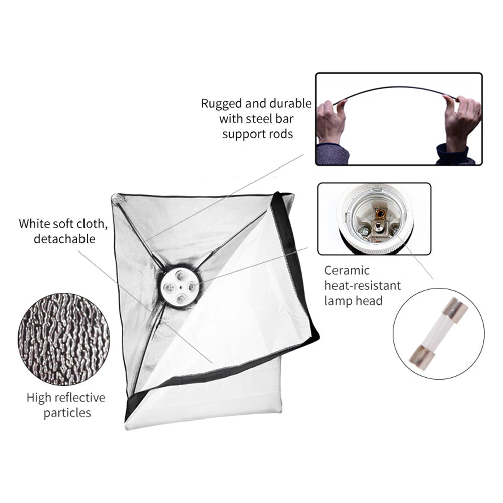SH Studio Essential Softbox Lighting Kit, iBuyXi.com