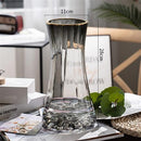 Luxury Gold Tinted Creative Transparent Glass Vase - view 8