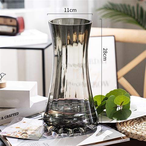 Luxury Gold Tinted Creative Transparent Glass Vase - view 5