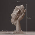 Retro Mask Figurines Home Decor Sculpture - view 2