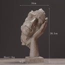 Retro Mask Figurines Home Decor Sculpture - view 2