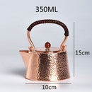 Hammered Handmade Pure Copper Teapot - view 3