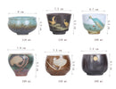 Mindful Japanese Variety Tea Cup Set, ibuyxi.com