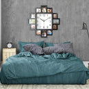 Modern Design Photo Frame With Wall Clock - view 4