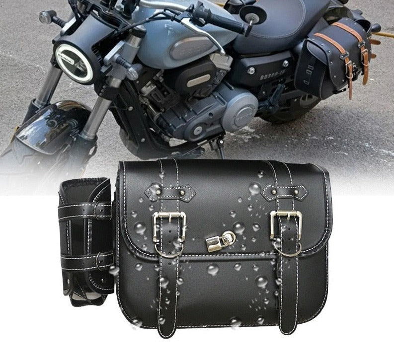 Bike Side Saddle Bag in PU Leather, ibuyxi.com
