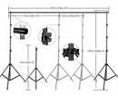 Studio Setup of Lightning Kit And Background Frames - view 3