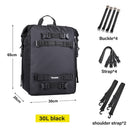 Waterproof Rear Seat Motorcycle Saddle Backpack, ibuyxi.com