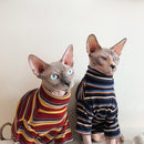 Cozy Striped Knitted Pet Shirt