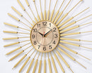 Luxury Iron Wall Light Clock For Home Decor - view 7