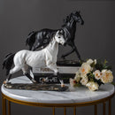 Creative White Dark Horse Figurine For Decoration - view 4