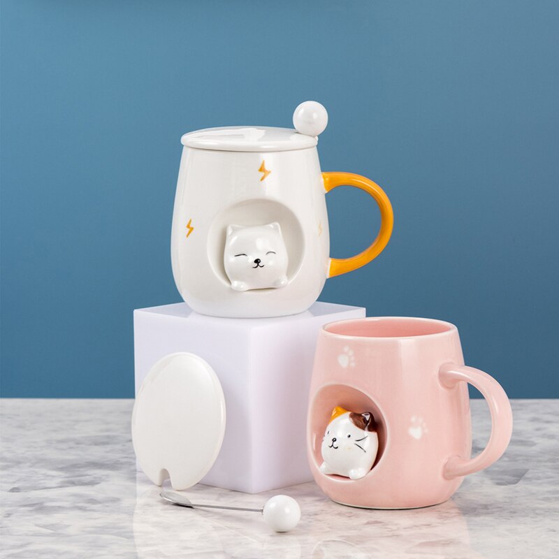 3D Stereo Mug Original Coffee Cup with Lid - view 7