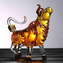 Animal Cow Shaped Whiskey Decanter Home Bar Decor - view 3