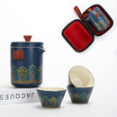 Portable Japanese Compact Teapot 3 Cups Set, ibuyxi.com