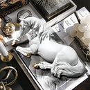 Modern White Unicorn Sculpture For Home Decor,ibuyxi.com
