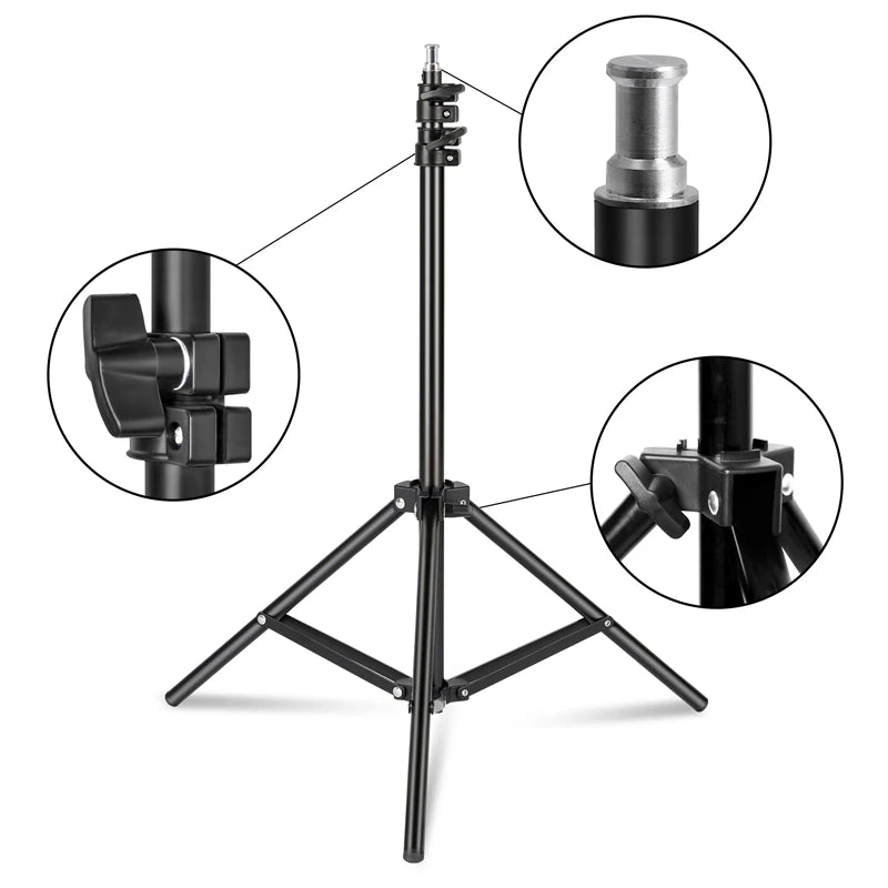 3 Soft Box Photography Studio LED Light Kit iBuyXi.com