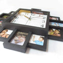 Modern Design Photo Frame With Wall Clock - view 3