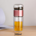 390ML Glass Tea Water Bottle Double Layer Infuser - view 5