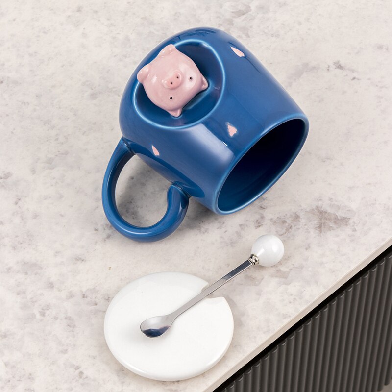3D Stereo Mug Original Coffee Cup with Lid - view 5