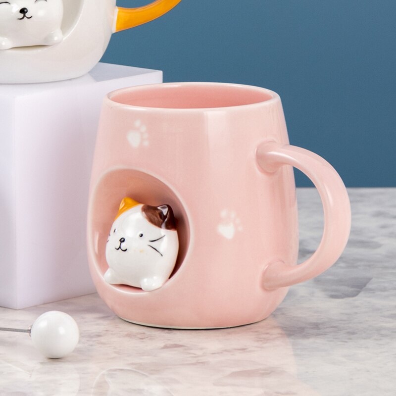 3D Stereo Mug Original Coffee Cup with Lid - view 4