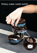 Handcrafted And Exquisite Stone Grind Tea Set - view 6