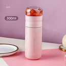 Insulated Tea Bottle with Filter Stainless Steel, ibuyxi.com