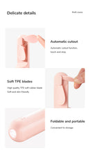 Portable Fan Mini Handheld Fan USB 4800mAh Recharge Hand Held Small Pocket Fan with Power Bank Flashlight Feature, ibuyxi.com