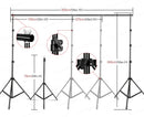 Studio Setup of Lightning Kit And Background Frames, iBuyXi.com