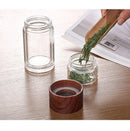 Portable Double Glass Tea Stainless Steel Infuser Filter, iBuyXi.com