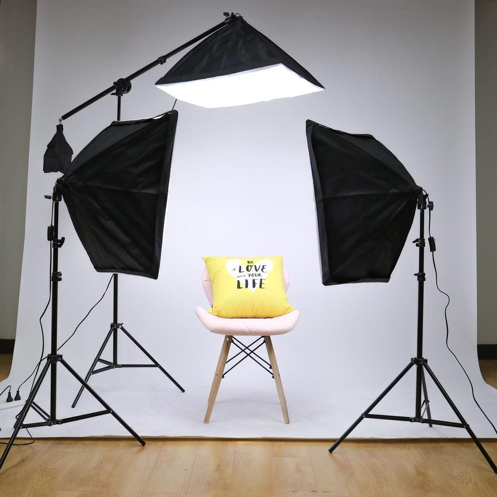 3 Soft Box Photography Studio LED Light Kit - view 8