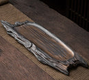 Retro Ceramic Tea Tray with Wood Effect, iBuyXi.com