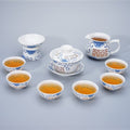 Blue and White Exquisite 6 Tea Pot Cup Set, ibuyxi.com