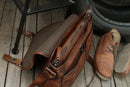 The Pioneer Vintage Leather Messenger Bag