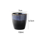 Sophisticated and Stylish Blue Cat Eye Design Tea Set, ibuyxi.com