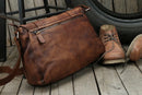 The Pioneer Vintage Leather Messenger Bag