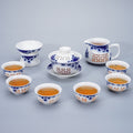 Blue and White Exquisite 6 Tea Pot Cup Set, ibuyxi.com