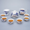 Blue and White Exquisite 6 Tea Pot Cup Set, ibuyxi.com