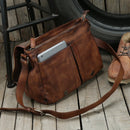 The Pioneer Vintage Leather Messenger Bag