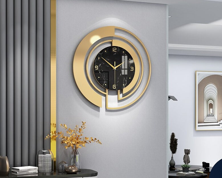 Atmosphere Net Red Style Lighting Luxury Wall Clock - view 2
