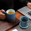 Large and Ceramic Tea Mug with Snail Design, ibuyxi.com