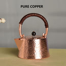 Hammered Handmade Pure Copper Teapot, ibuyxi.com