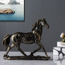 Creative White Dark Horse Figurine For Decoration, ibuyxi.com
