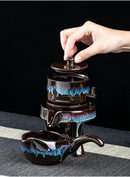 Handcrafted And Exquisite Stone Grind Tea Set - view 4